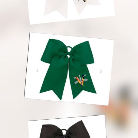 Black Devil Cheer Hair Bow