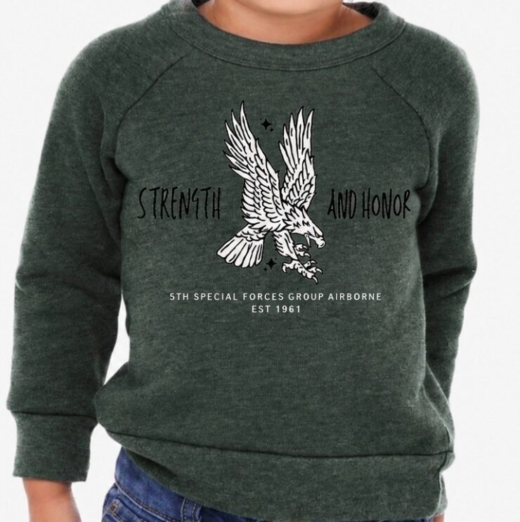 Black Devil Youth Crewneck - Eagle