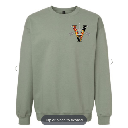 Black Devil Crewneck 5SFG 'V' Sage