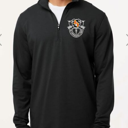 Black Devil 1/4 Zip- 5DOL