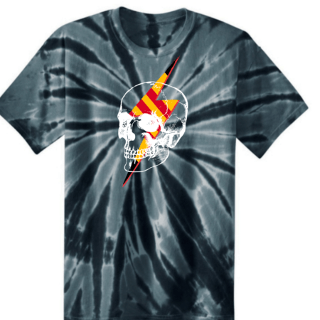 Black Devil Adult Tie Dye - Skull