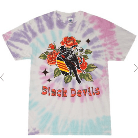 Black Devil Girls Tie Dye_Floral BD